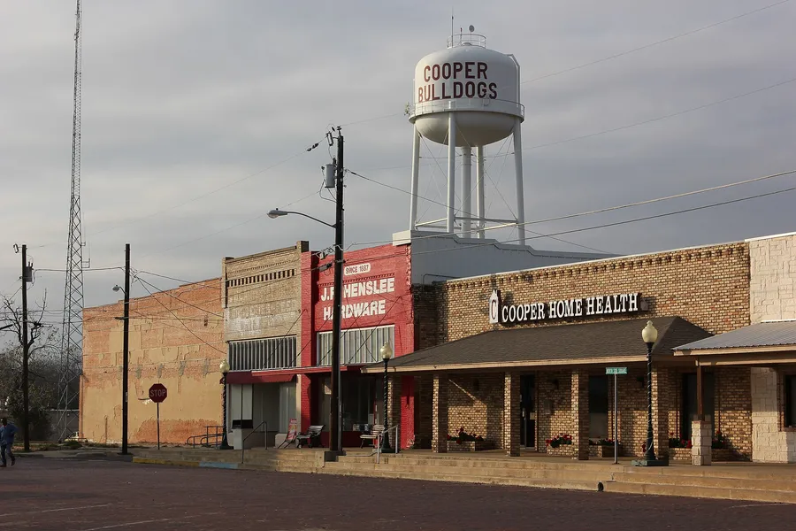 Downtown Cooper, where Trevor grew up
