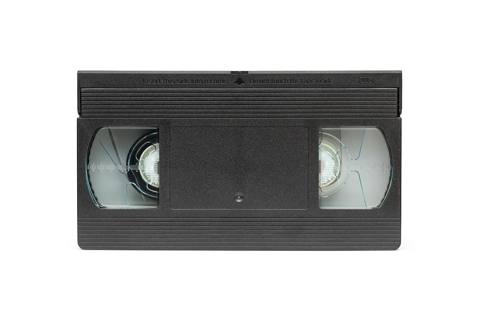 A VHS videocassette